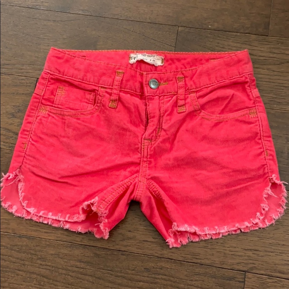 Free people corduroy shorts